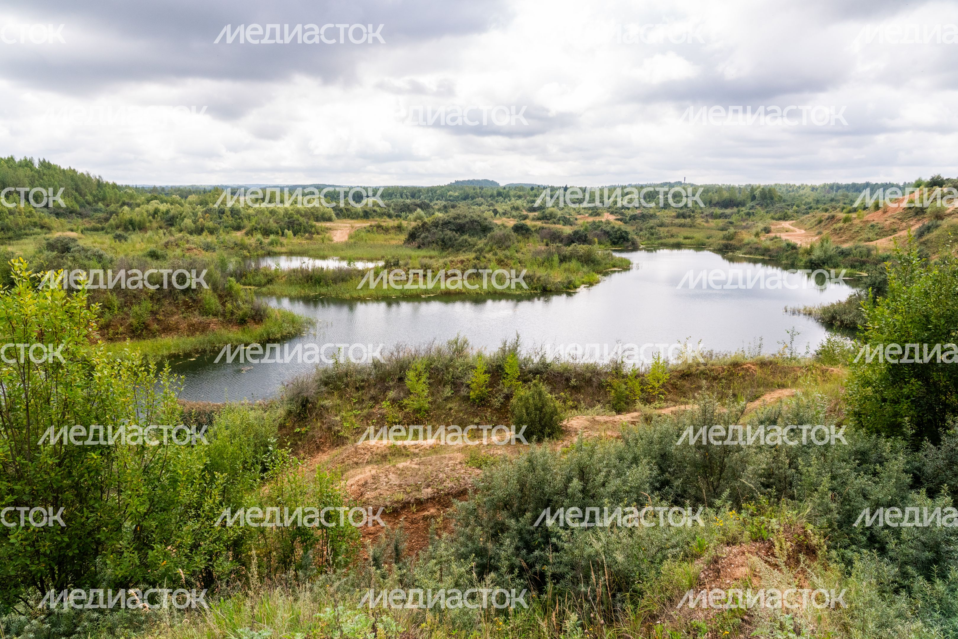 Песчаные дюны в Сычево Волоколамского округа