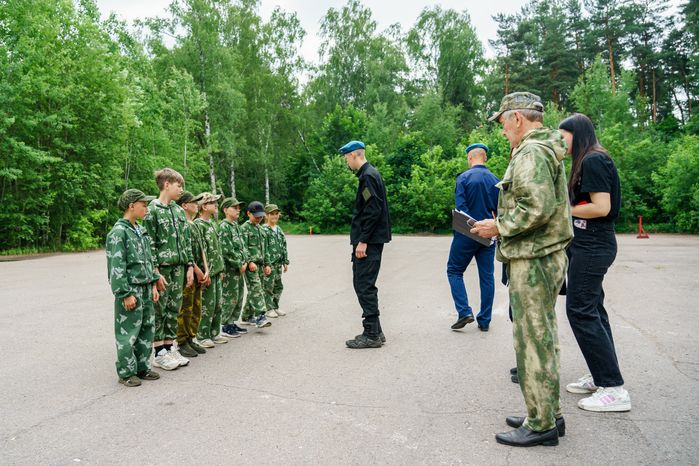 Межрегиональные соревнования воспитанников военно-патриотических клубов «Суворовские сборы» в Раменском