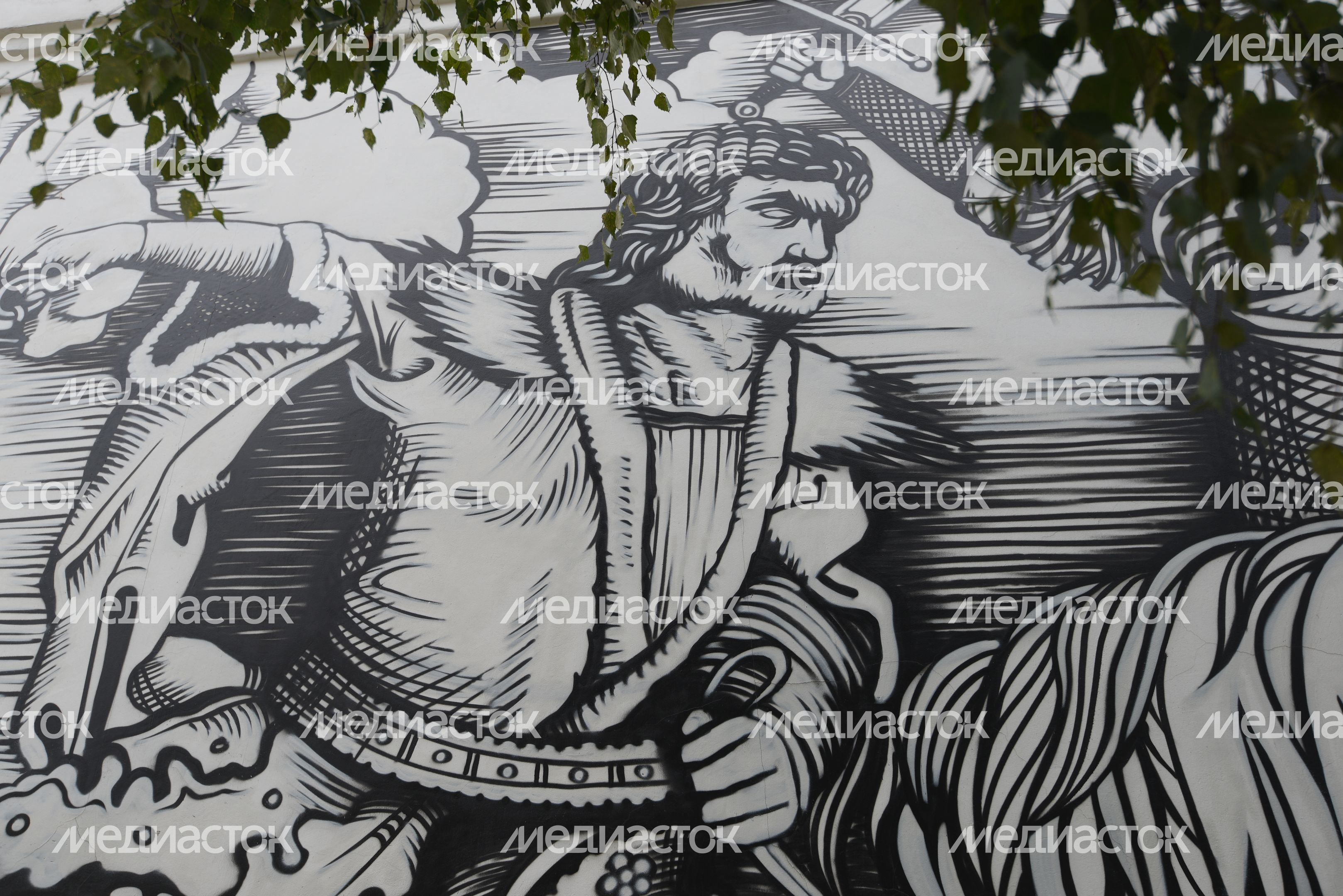 Граффити на улицах Москвы
