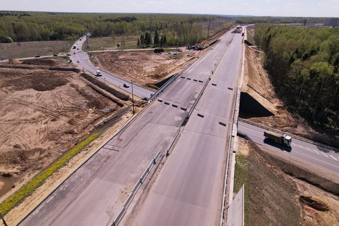 Строительство двух участков Южно-Лыткаринской автодороги