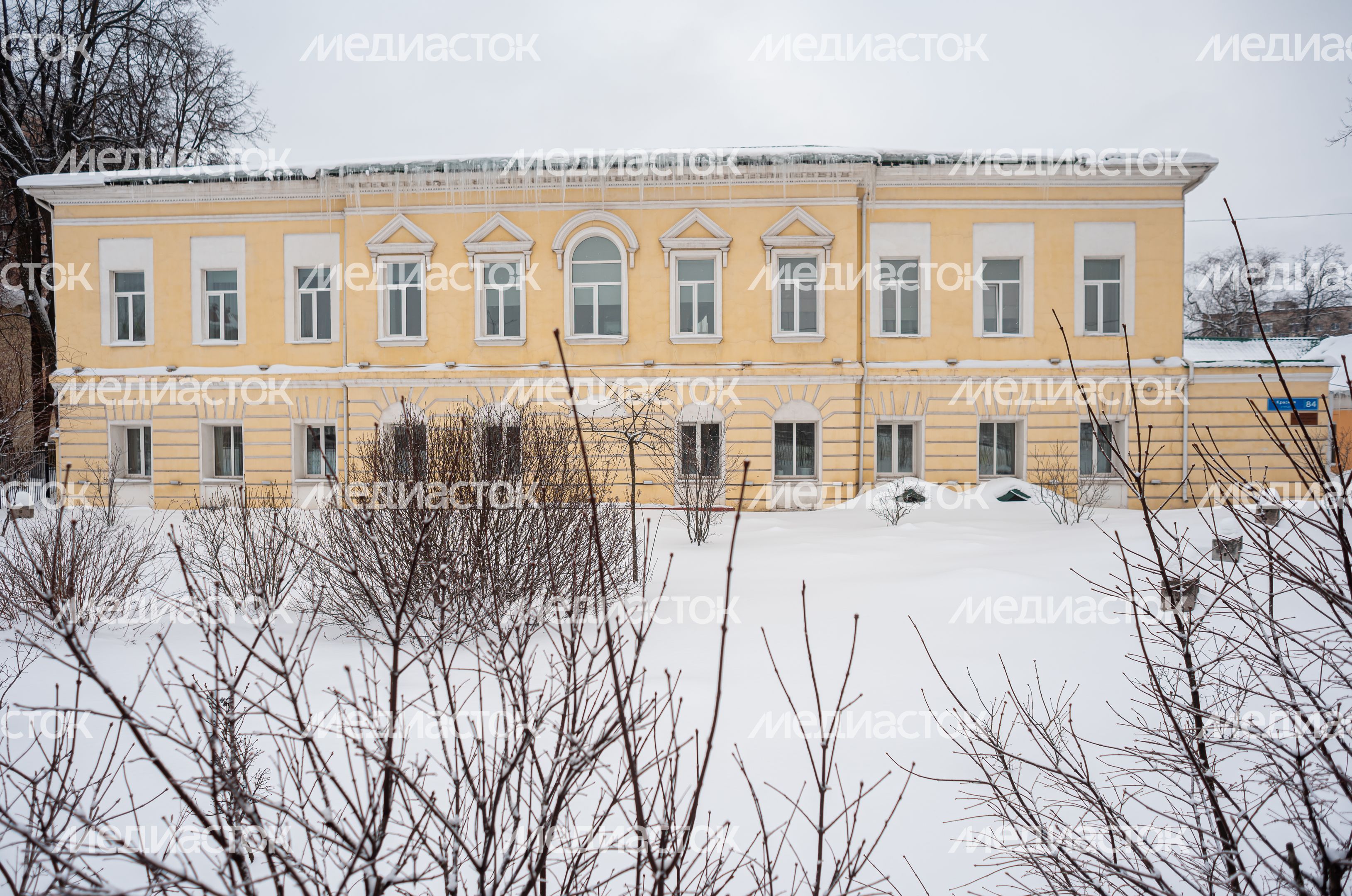Зимние виды города Солнечногорск