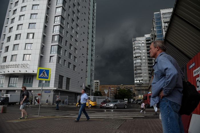Тропические ливни накрыли Москву