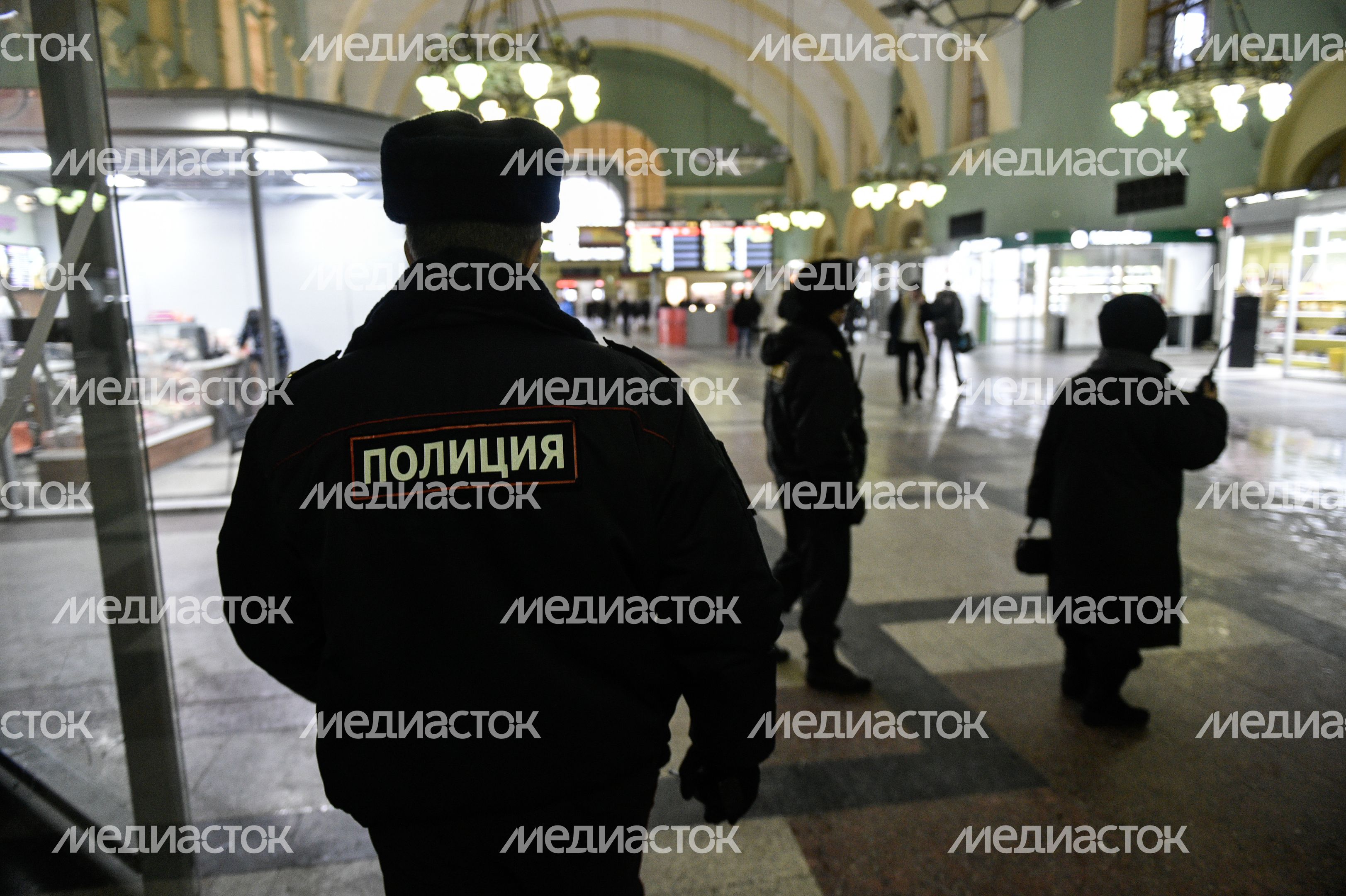  Работа Полиции на Казанском вокзале