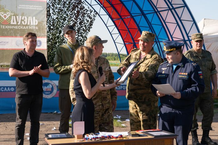 Военно-техническая игра "Арт-дуэль-2024" на аэродроме Волосово