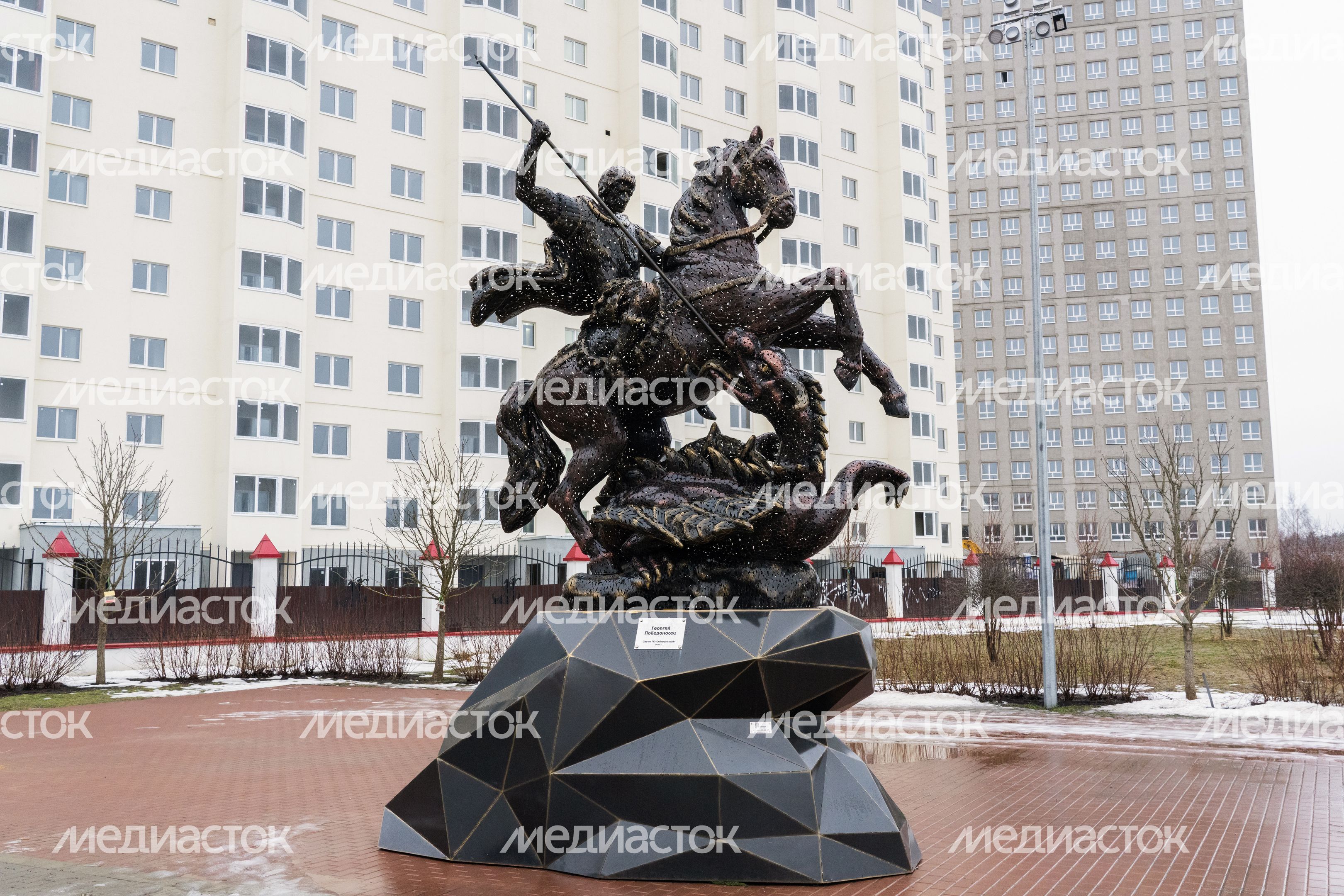 Храм Георгия Победоносца в поселке Голубое округа Солнечногорск Храм Георгия Победоносца в поселке Голубое округа Солнечногорск