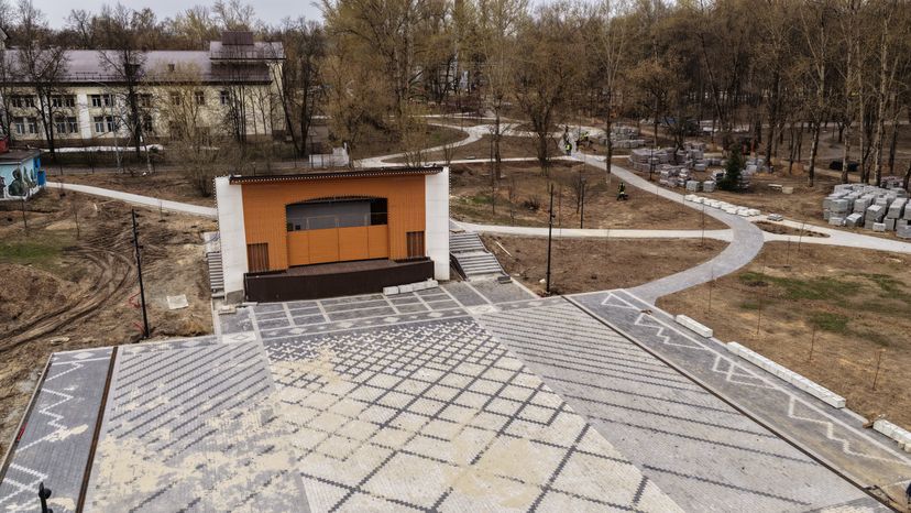 Благоустройство Центрального парка в Щелково