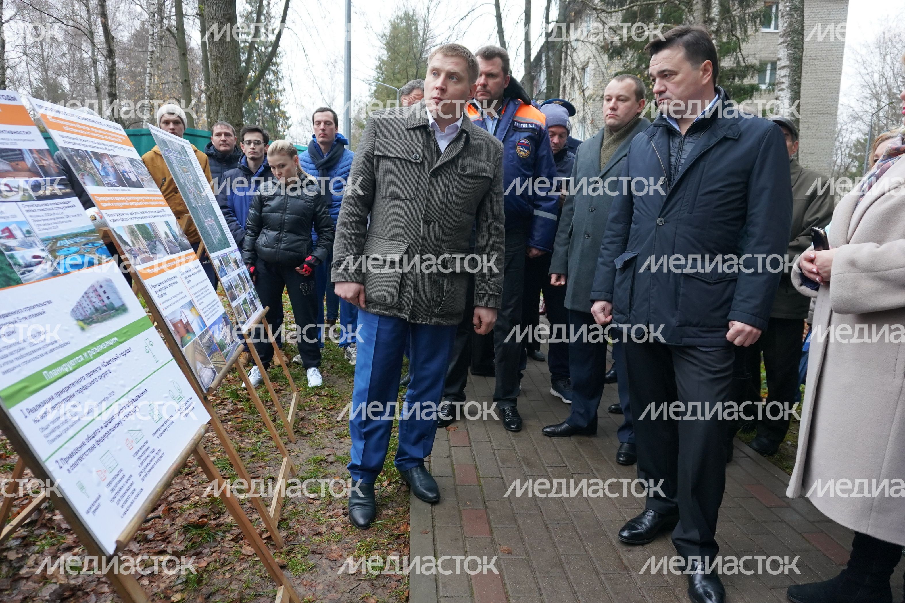 Рабочая поездка губернатора Подмосковья в Молодежный Рабочая поездка губернатора Подмосковья в Молодежный