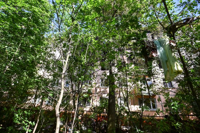 Кадры с места взрыва в доме на улице Проходчиков в Москве