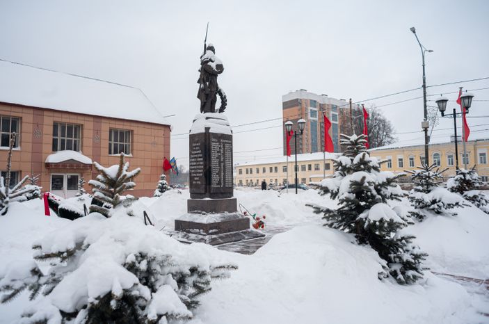 Зимние виды города Солнечногорск