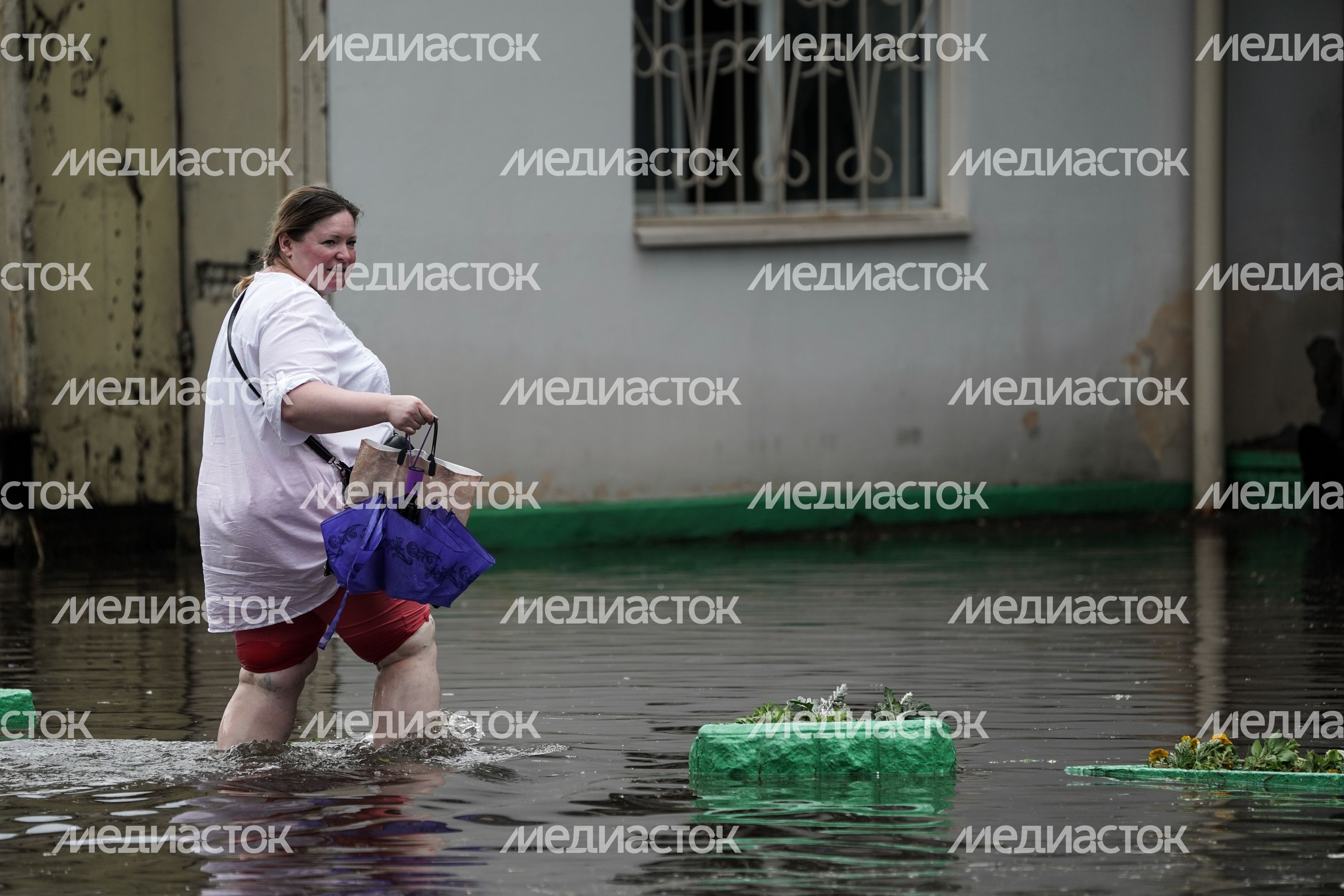 Последствия ливня в Москве Последствия ливня в Москве