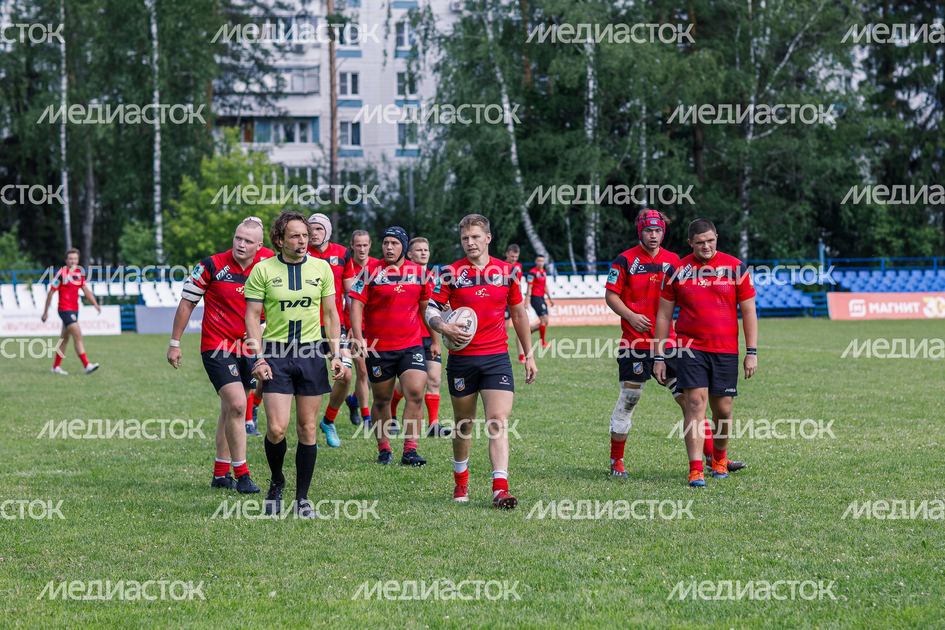 Победа "ВВА-Подмосковье-м" в чемпионате молодежных команд по регби в Монино