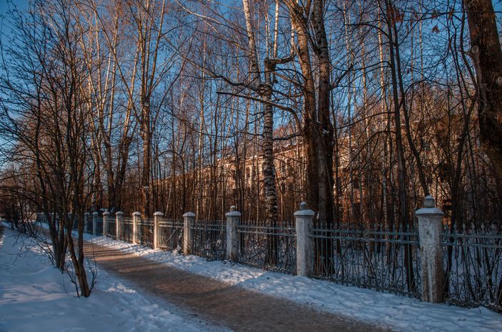 Зимние виды города Калязин
