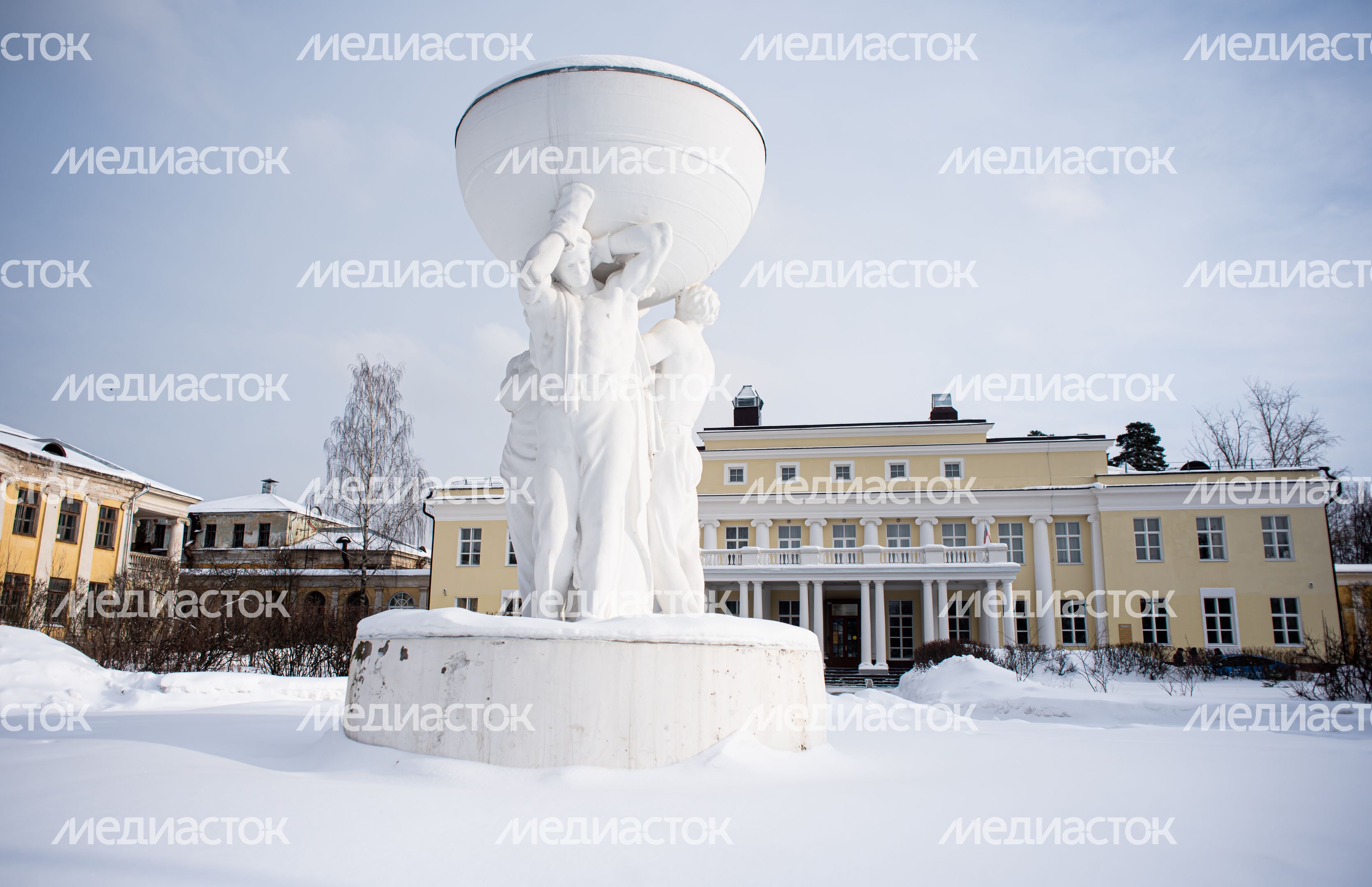 Зимние виды города Жуковский