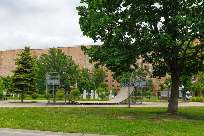 Летние виды города Ивантеевка Пушкинского округа