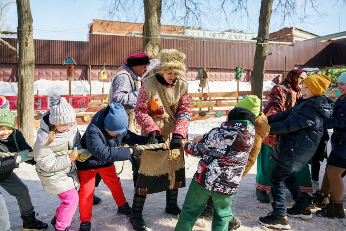 Широкая Масленица в Школе ремесел в Коломне