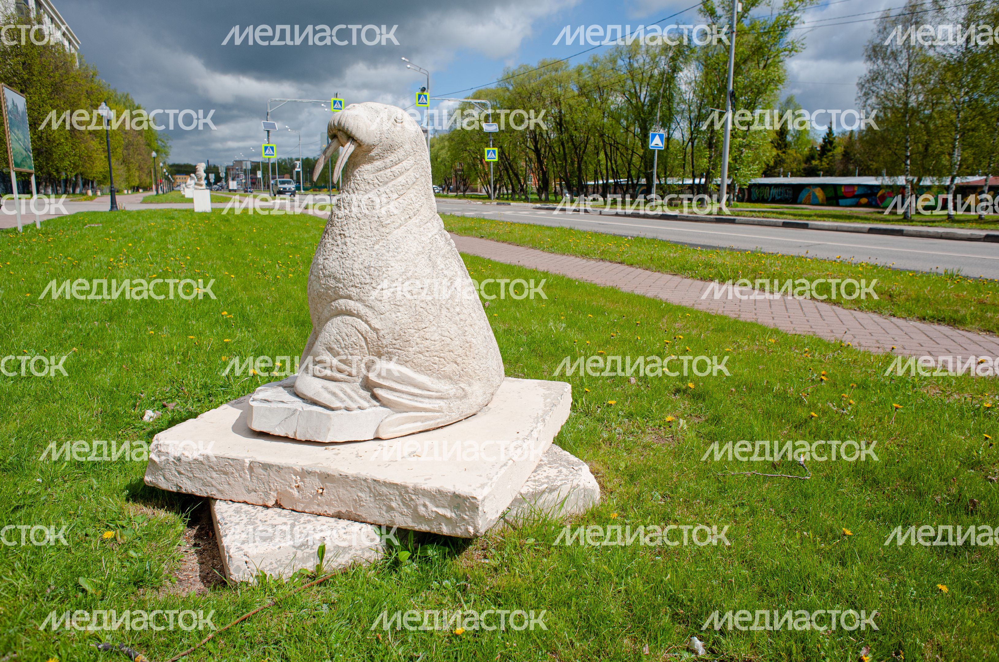 Весенние виды города Хотьково