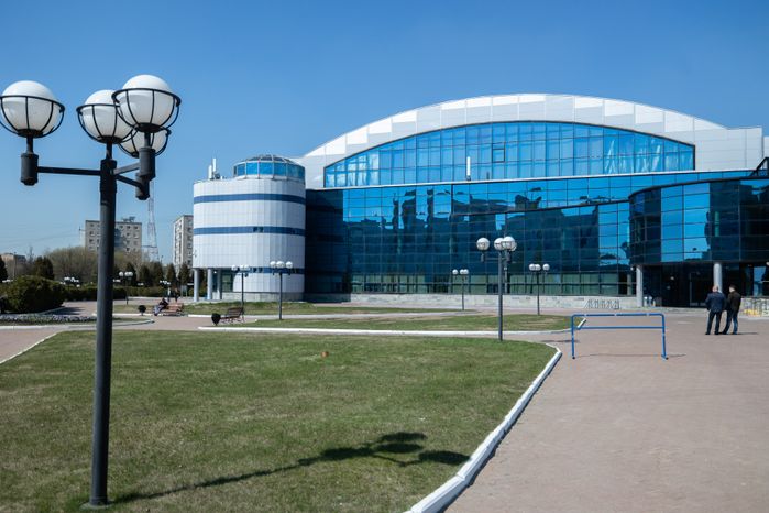 Посещение дворца спорта в Чехове Губернатором Подмосковья