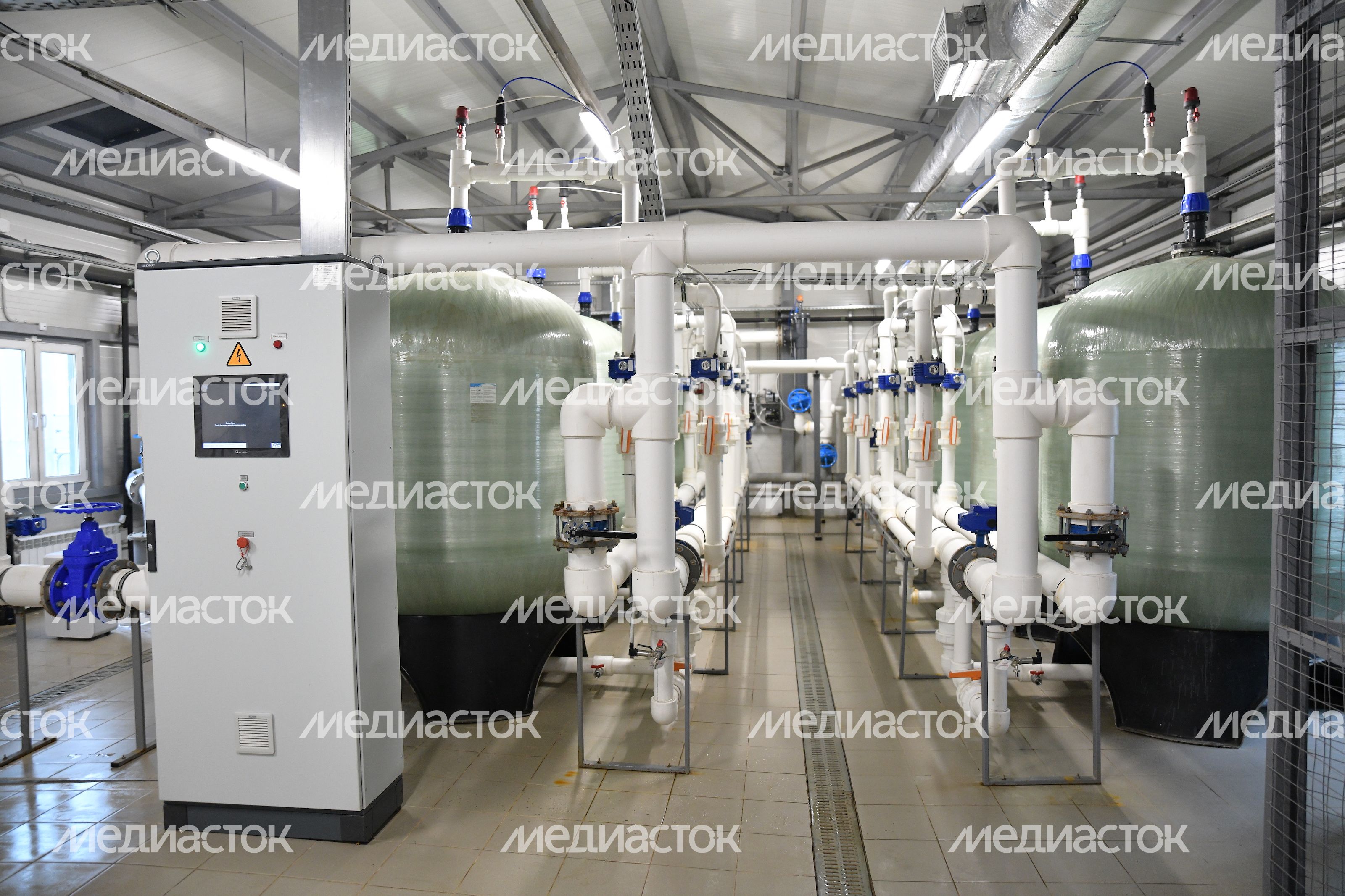 Обновленный водозабор на ул. Пушкинской в Дмитрове