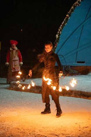 Одинцово. Усадьба Захарово. Открытие зимнего сезона