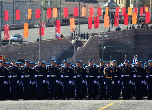 Генеральная репетиция парада Победы на Красной площади