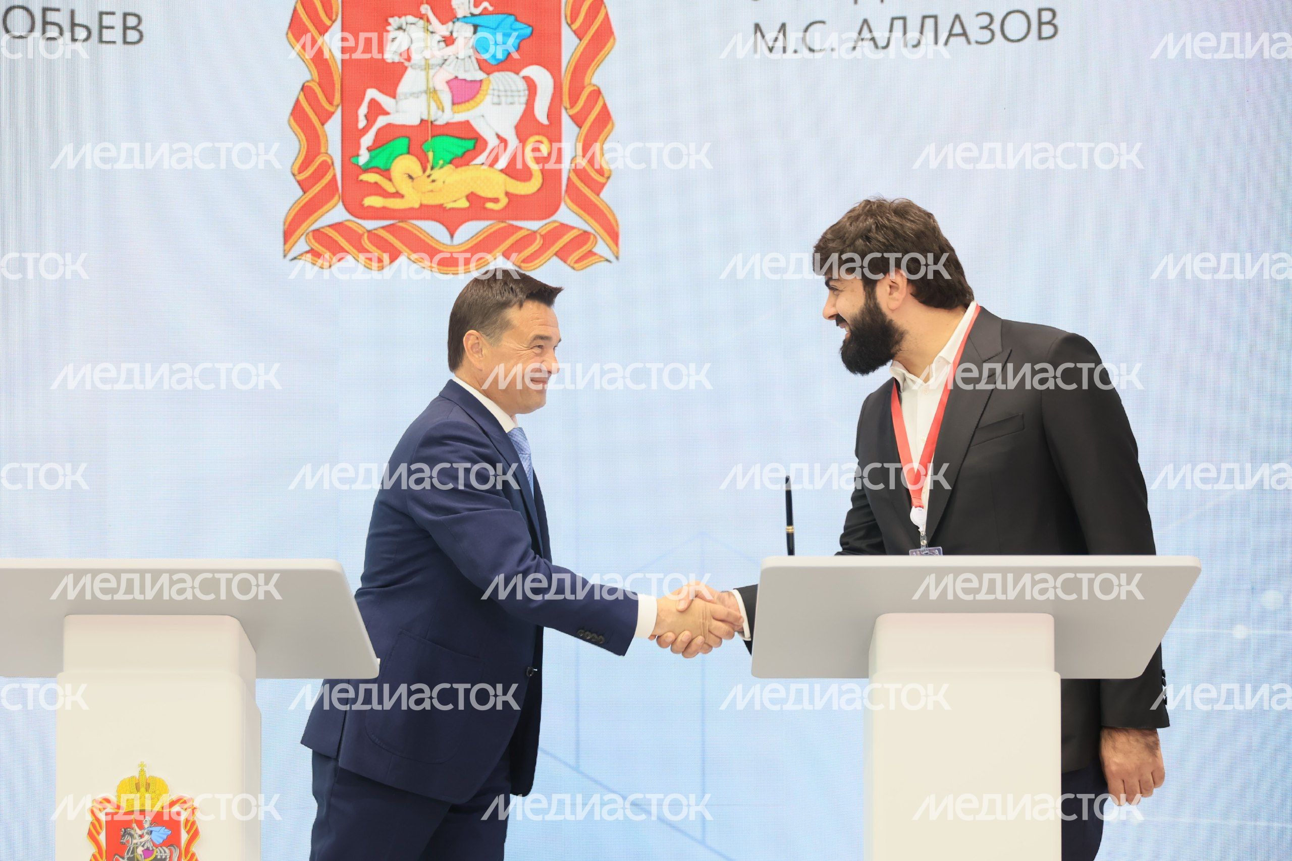 Встреча Губернатора Подмосковья и учредителя ГК «МУЛЬТИКОЛД» Малхаза Аллазова