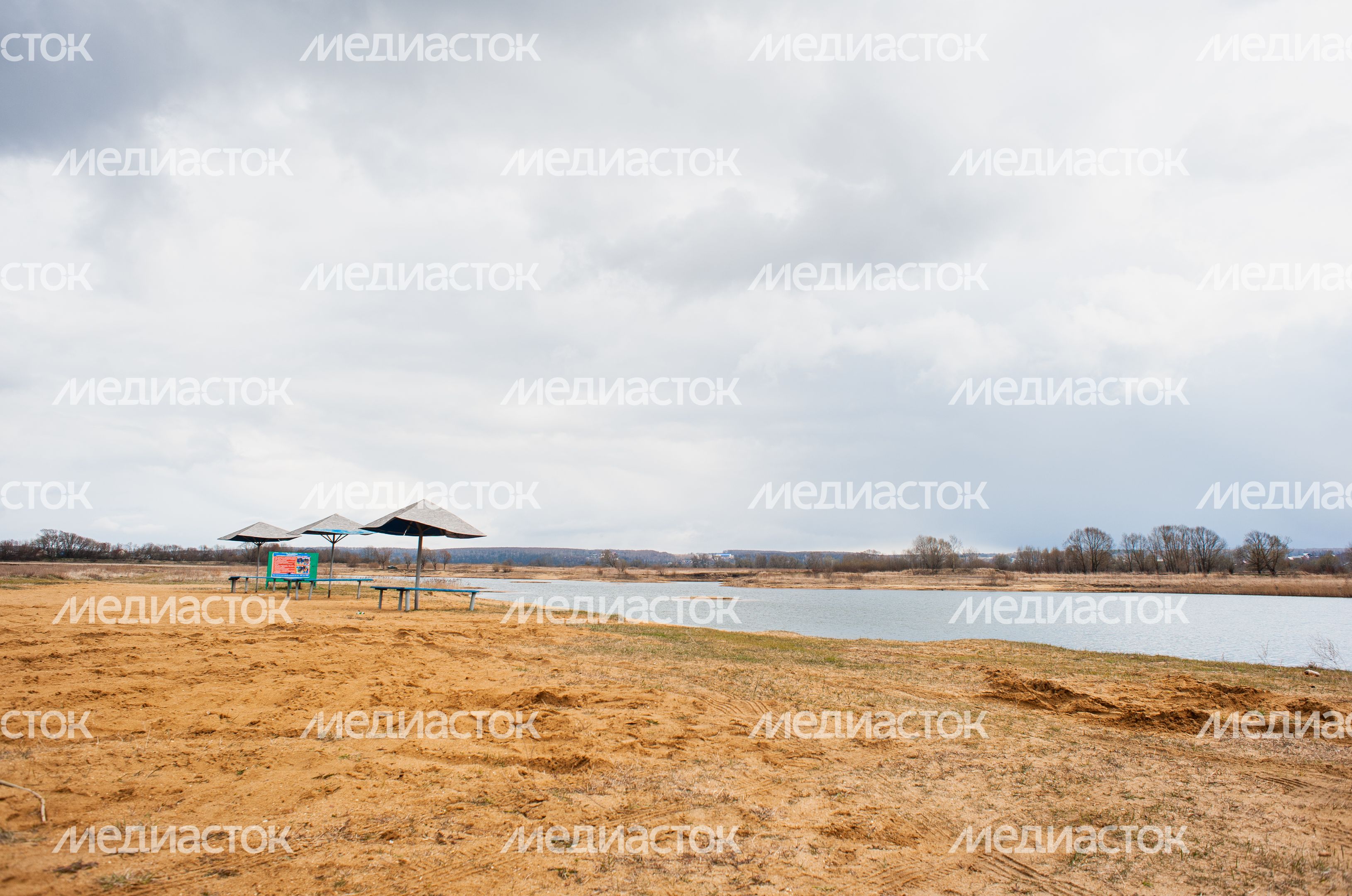 Весенние виды города Озёры