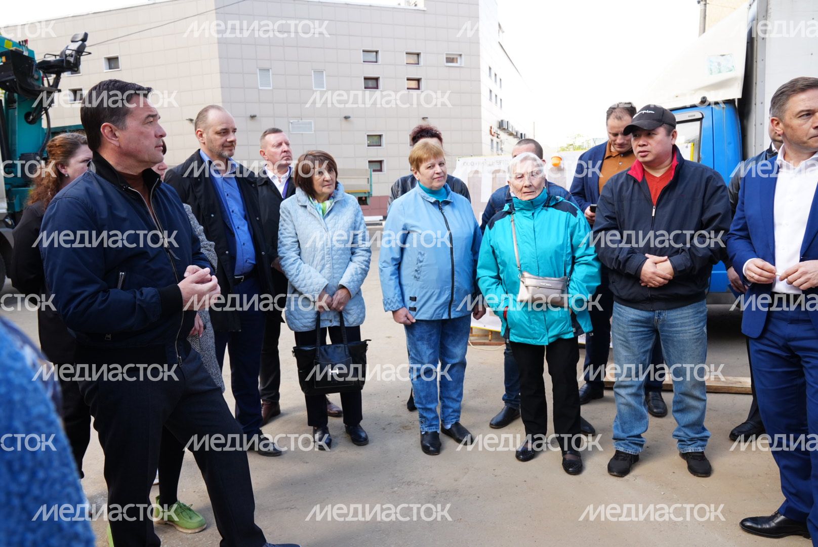 Проверка губернатором ремонта теплосетей в Химках