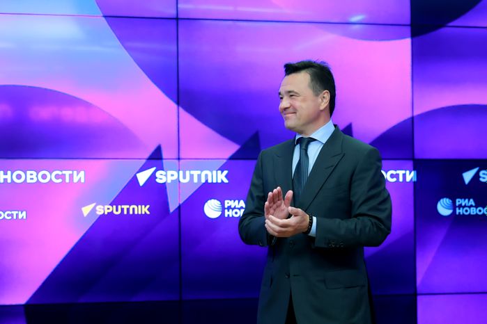 Андрей Воробьев вручил Дмитрию Киселеву Орден «За заслуги перед Московской областью» I степени