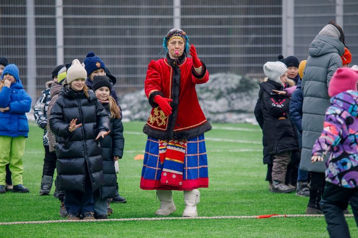 Спортивно-развлекательное мероприятие «Бегущие по снегу» в Кузьминском лесопарке в Котельниках