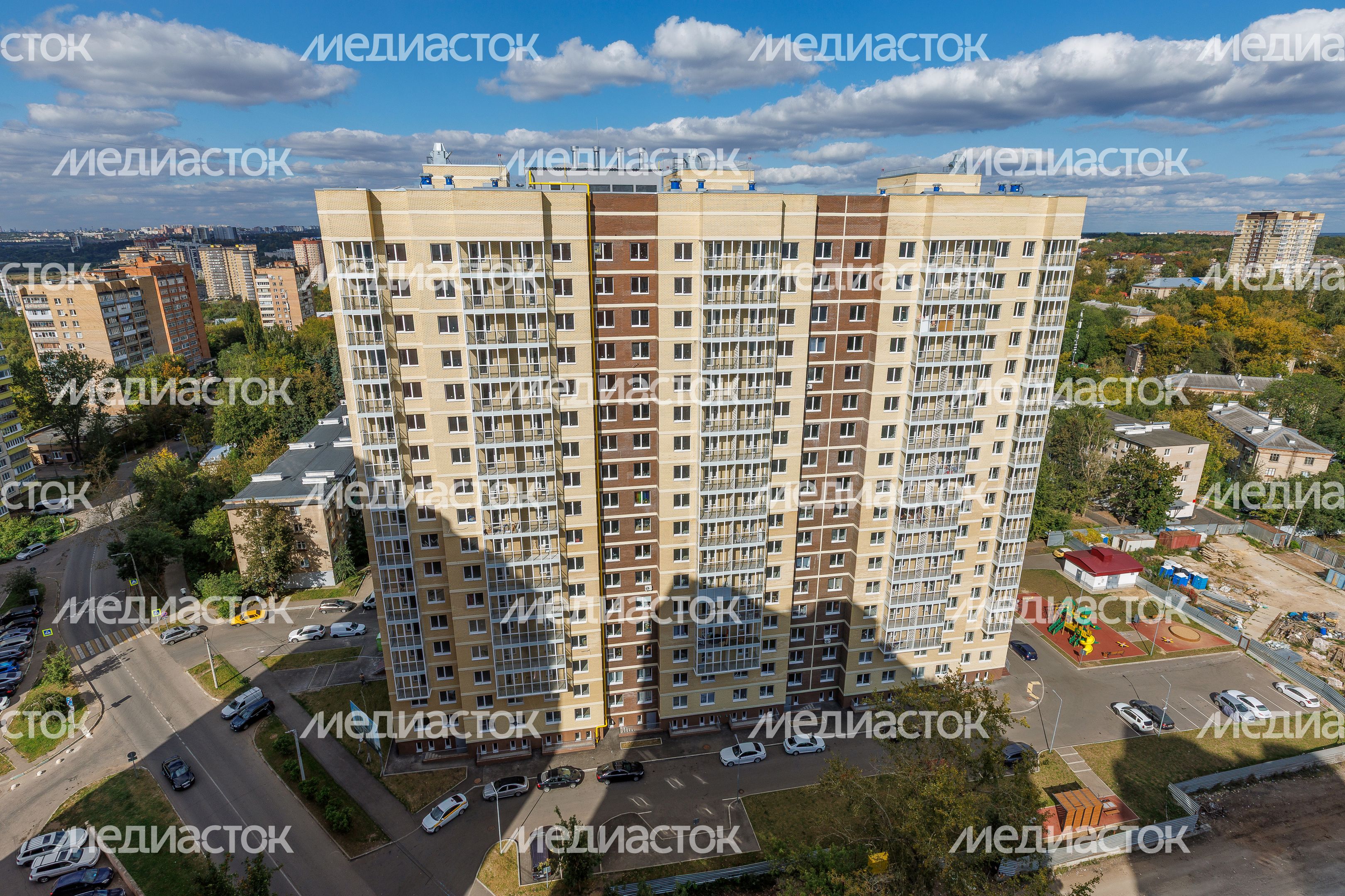 Многоквартирный дом в ЖК «Высокий берег» для переселенцев в Лыткарино
