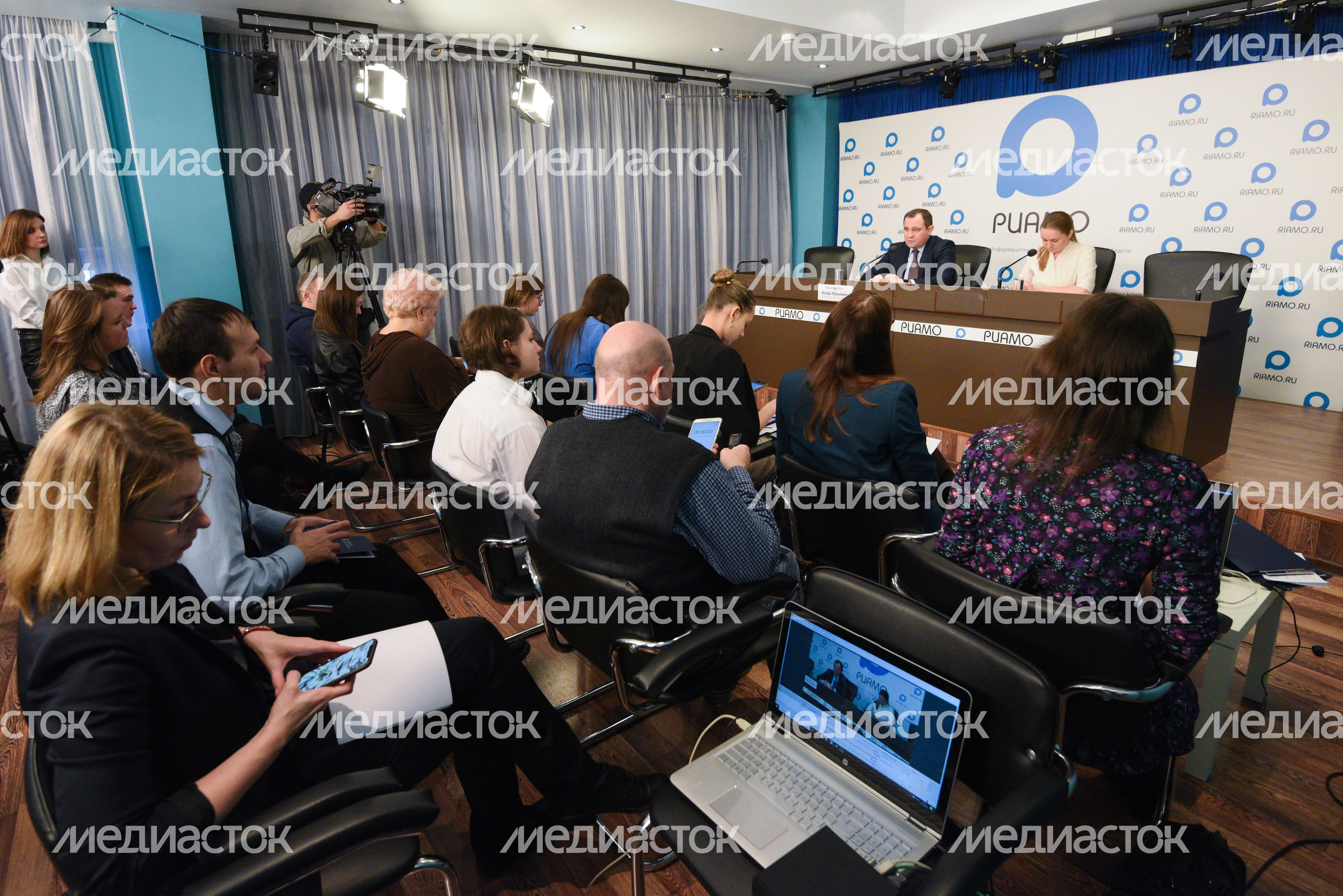 Пресс-конференция председателя Московского областного парламента Игоря Брынцалова, посвященная итогам работы Думы за 2019 год