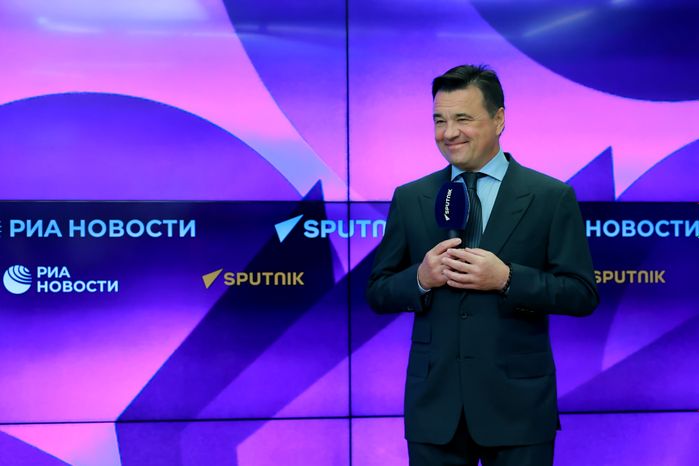 Андрей Воробьев вручил Дмитрию Киселеву Орден «За заслуги перед Московской областью» I степени