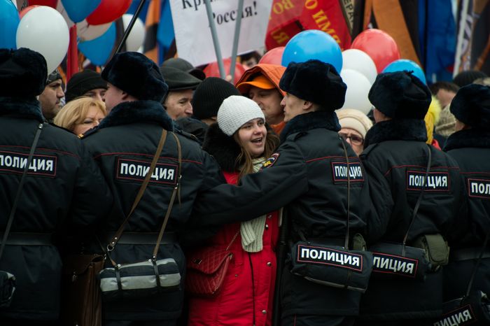 Митинг-концерт «Мы вместе» на Васильевском спуске