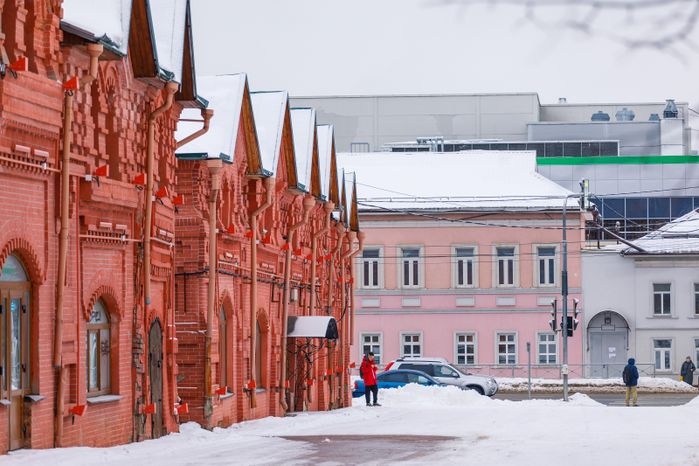 Клин. Виды города. Зима