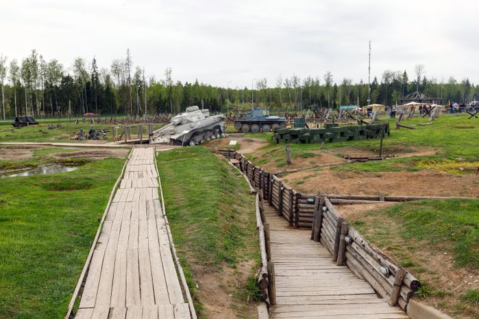 День Победы в Центральном парке «Патриот» Одинцовского округа: военно-историческая реконструкция «В логове зверя»