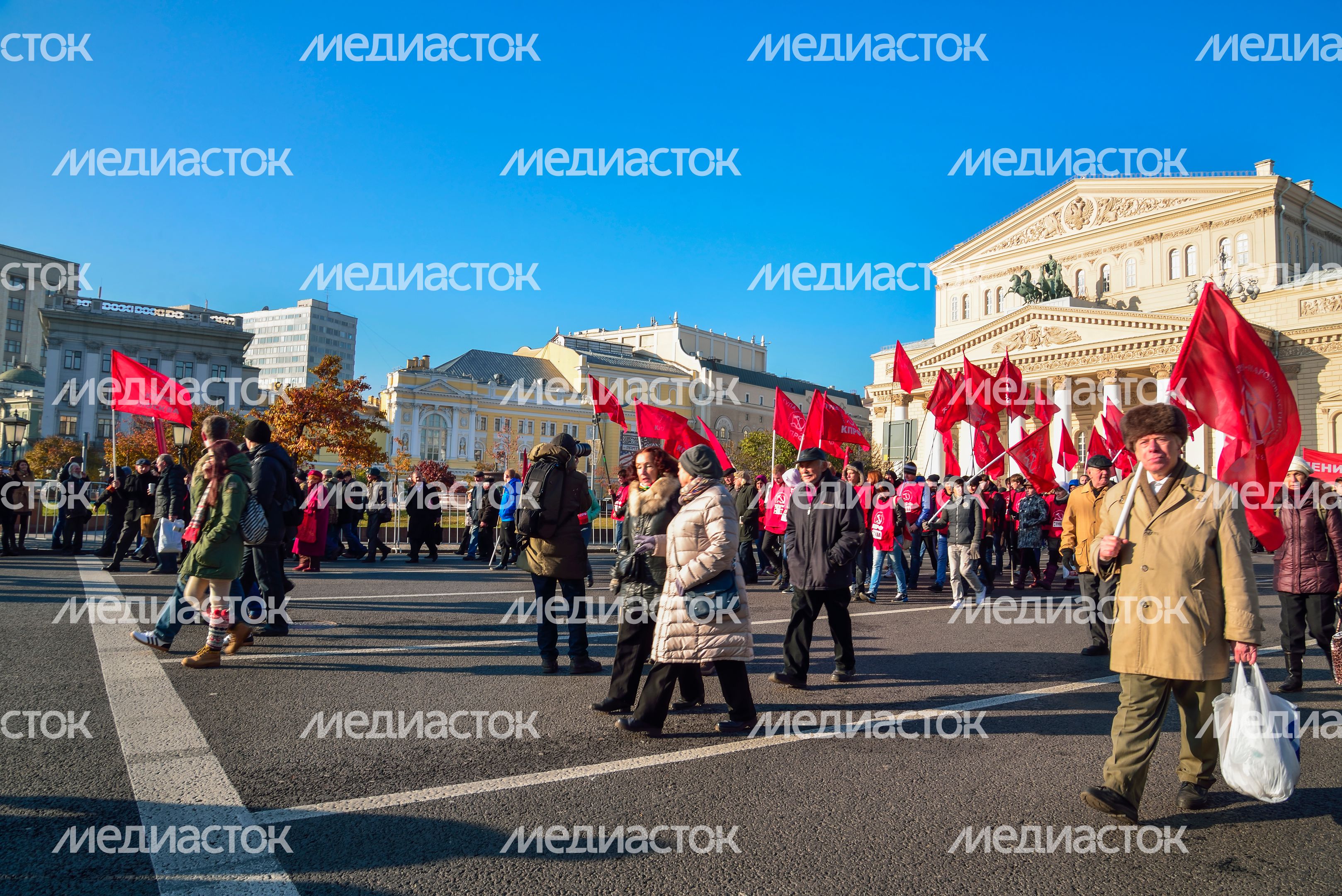 Митинг коммунистов в Москве