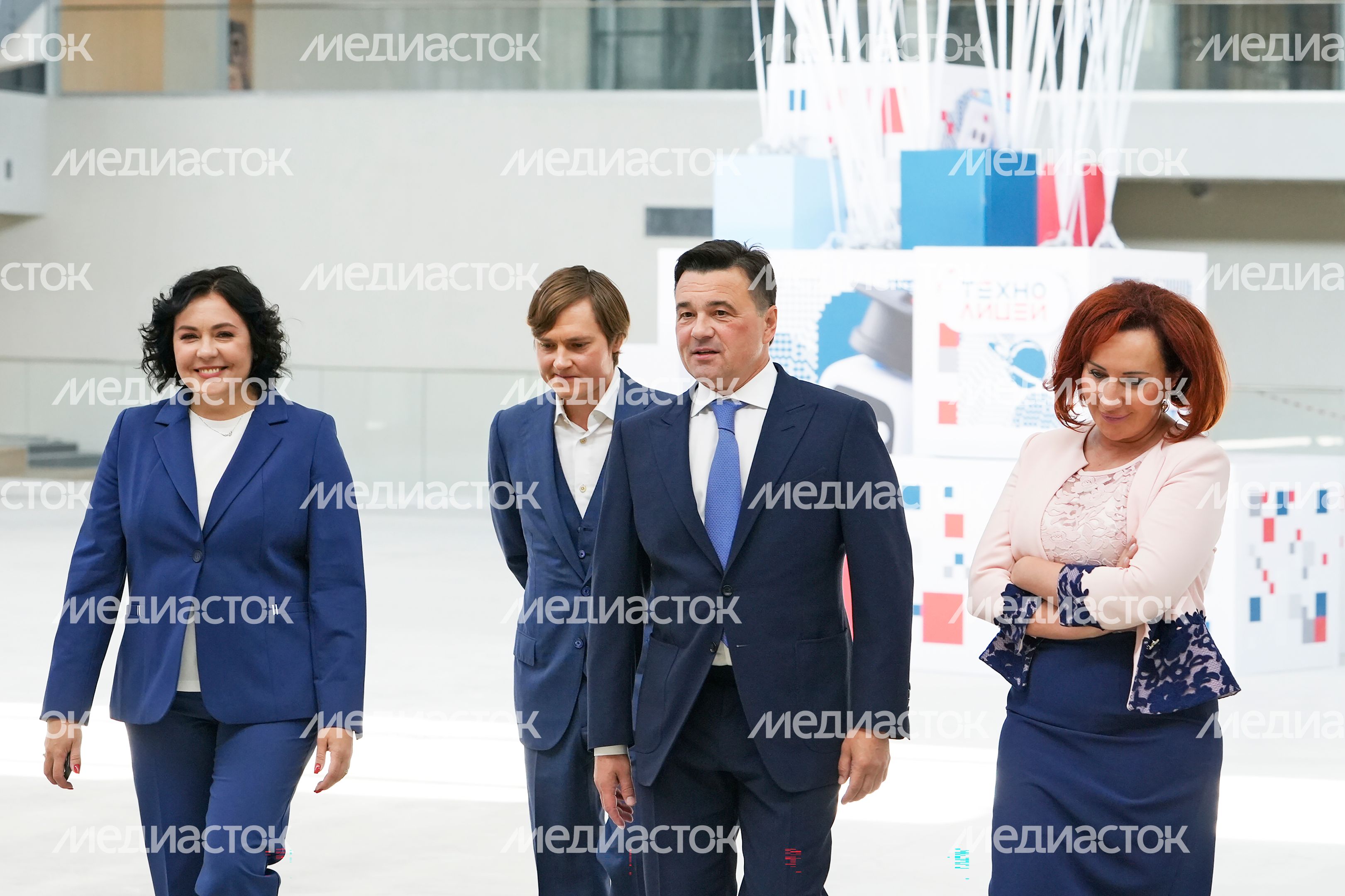 Посещение нового образовательного кластера на базе техлицея им. В.И. Долгих Губернатором Подмосковья