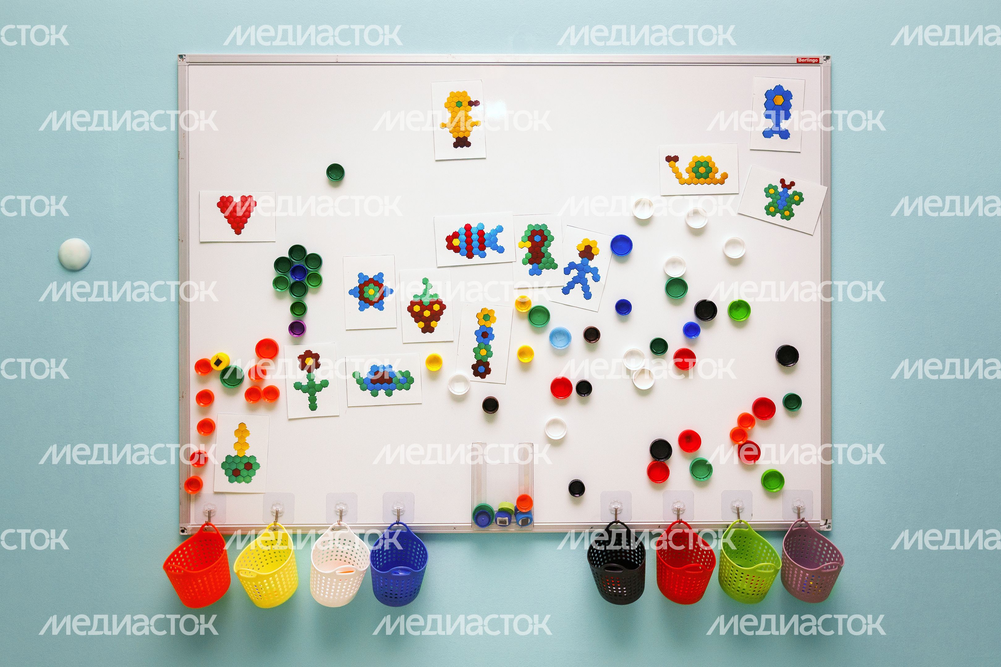 Школьная доска в детском саду «Улыбка» школы №31 в Химках