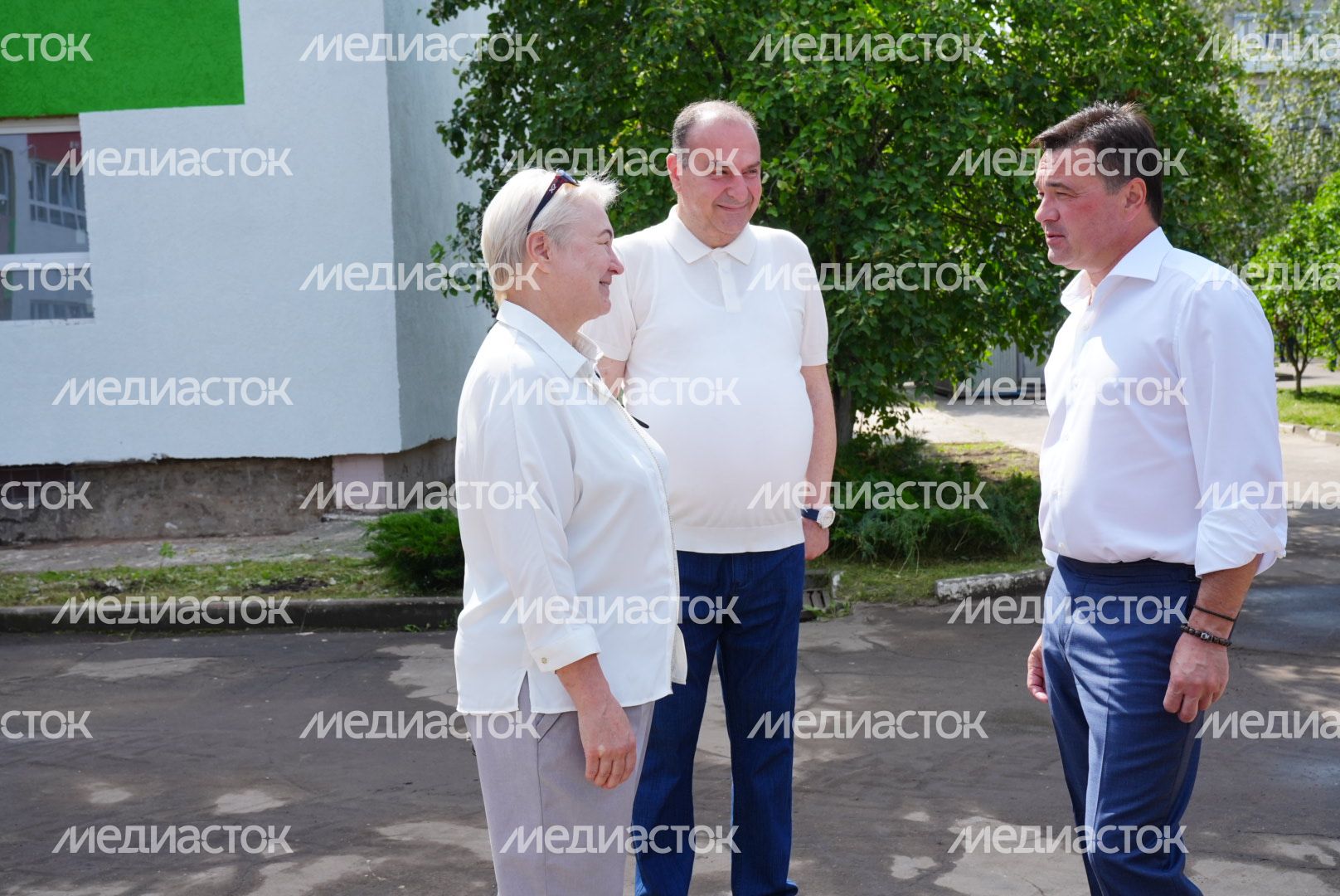 Проверка хода капремонта школы во Фрязино Губернатором Подмосковья
