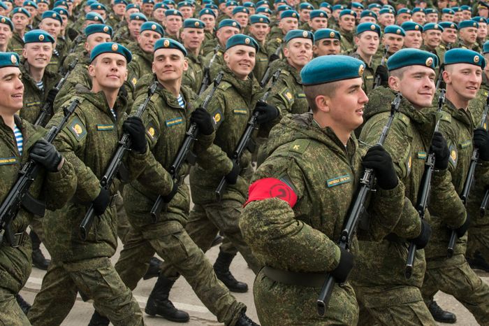 Репетиция Парада Победы в Алабино