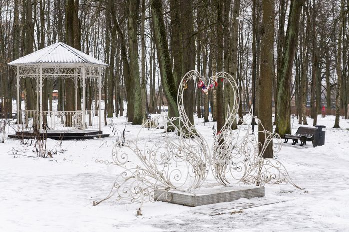 Зимний Центральный парк имени В.В. Воровского в Наро-Фоминске