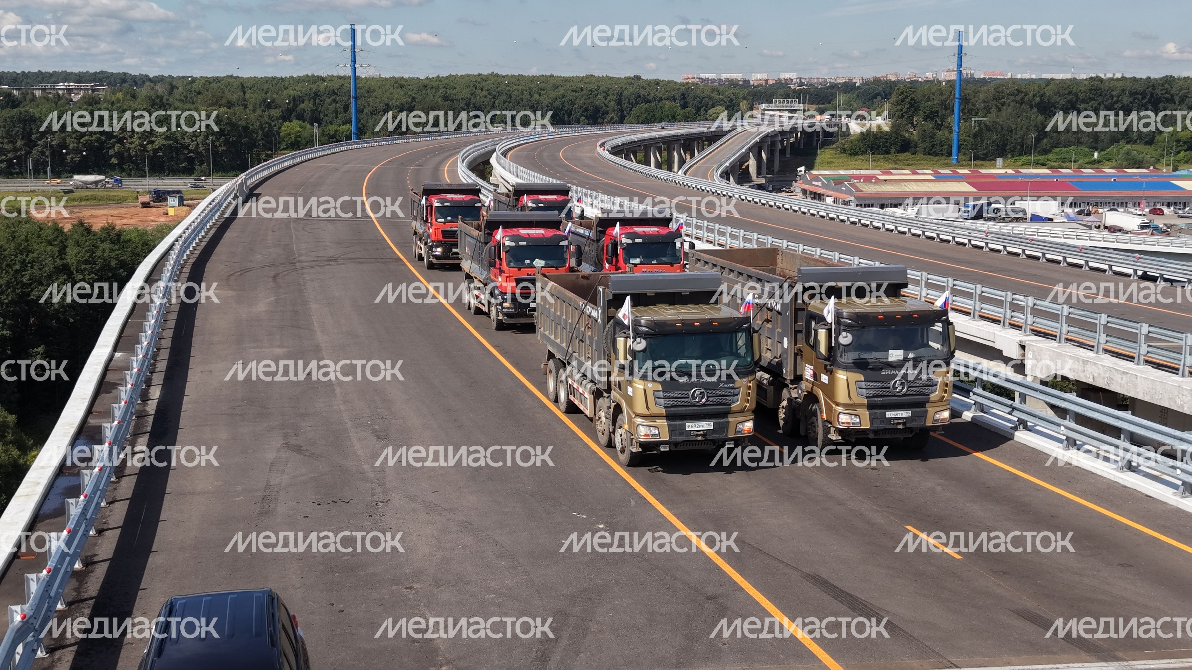 Открытие предпоследнего участка Южно-Лыткаринской автодороги