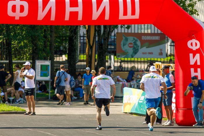 Соревнования по бегу для сдачи норм ГТО на региональном этапе Всероссийского марафона «Земля спорта» в Сергиевом Посаде
