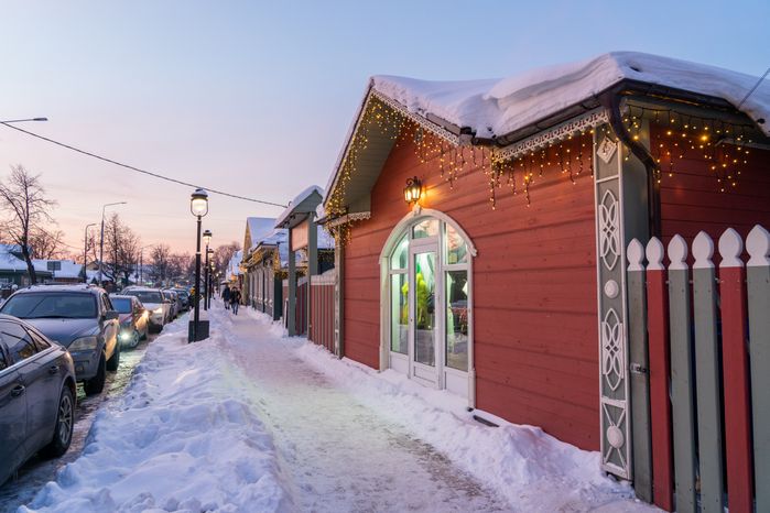 Зимние виды Звенигорода