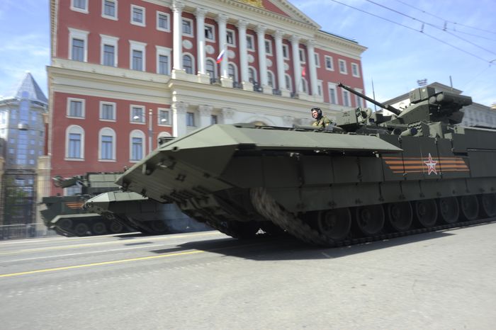 Парад Победы на Красной площади в Москве