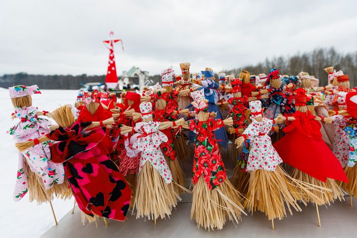 Гулянья на главной Масленице России в Горках Ленинских