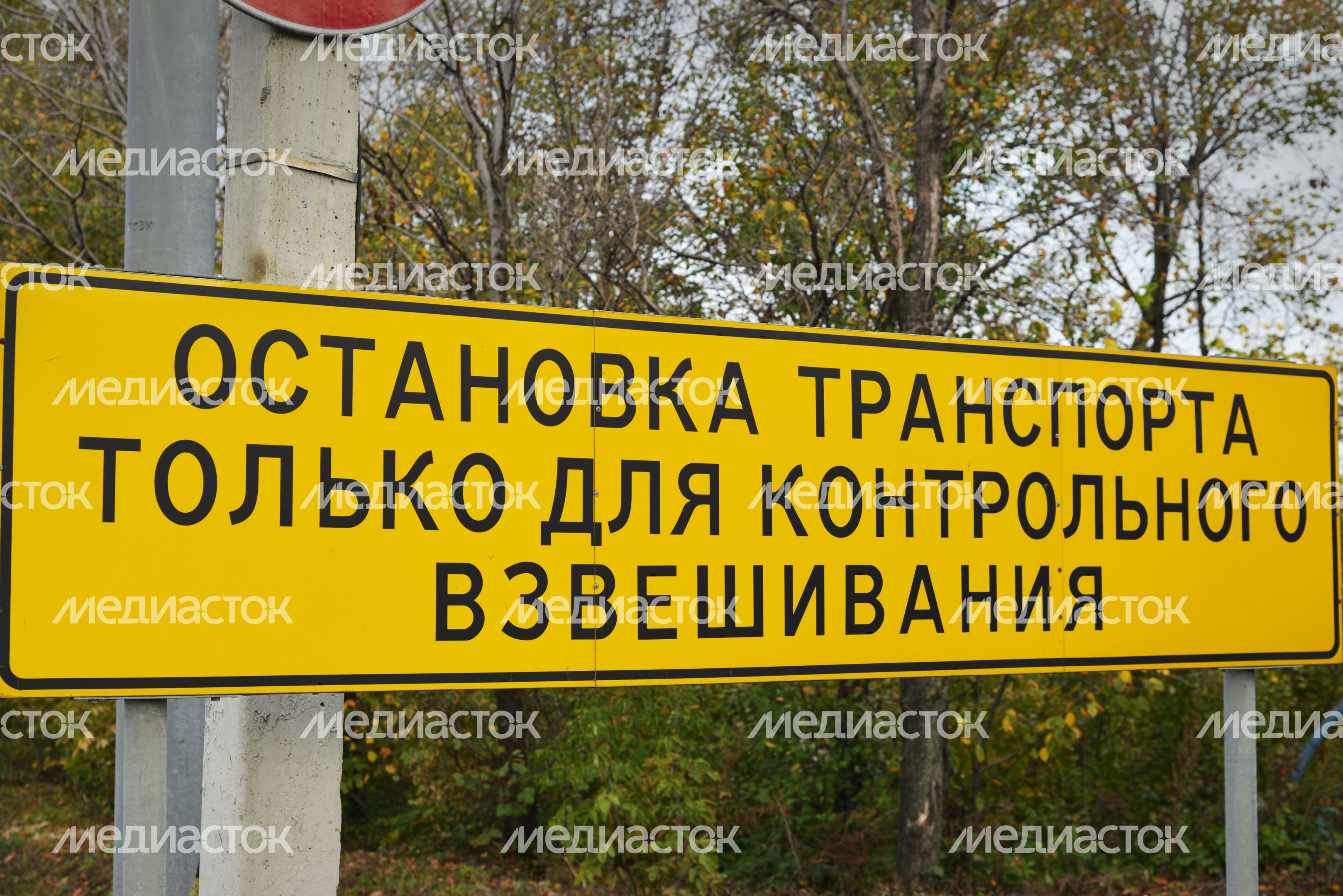 Работа пункта весового контроля