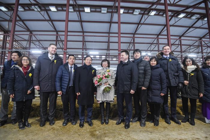 Открытие нового молочного комплекса TH True Milk в Подмосковье, 2 часть