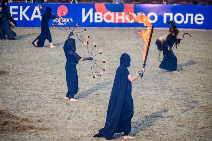 Конный фестиваль «Иваново поле» в Черноголовке