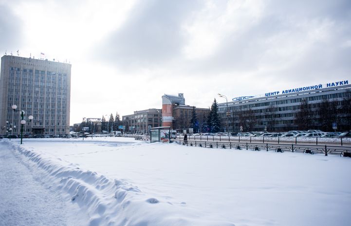 Зимние виды города Жуковский